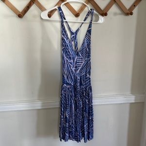 Kimchi Blue from Urban Outfitters blue and pink flowy romper